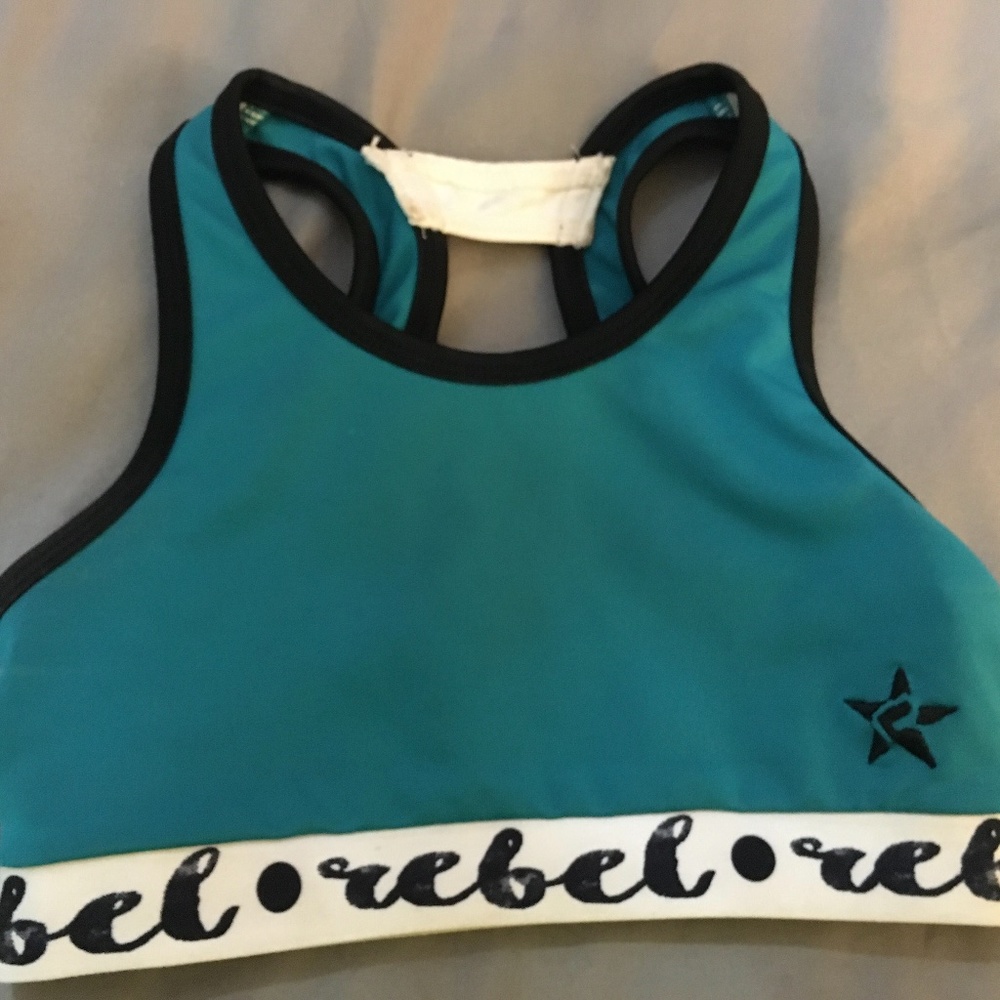 Rebel Athletics Turquoise sports bra